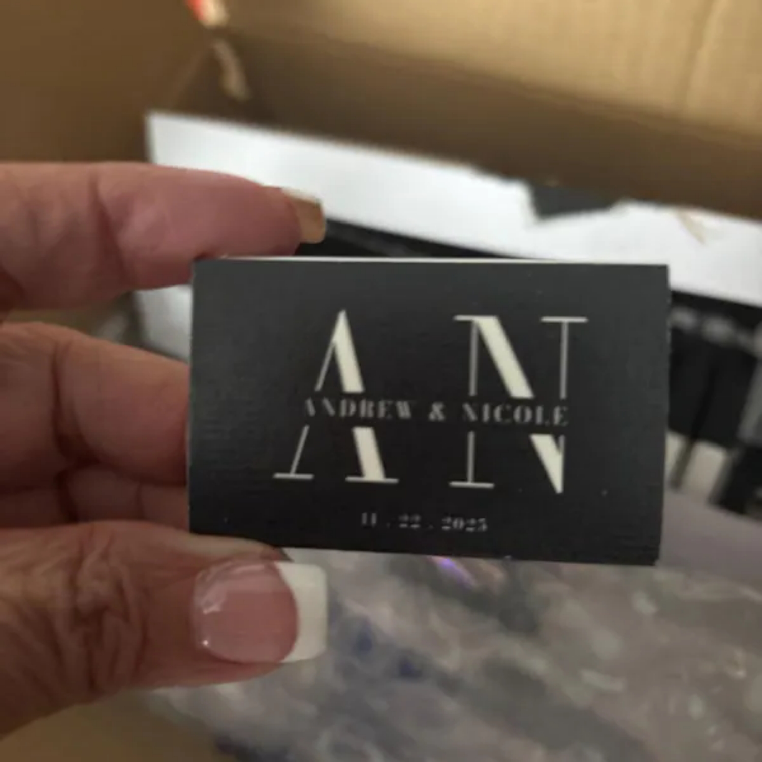 Wedding Supply Wholesale - Cajas de cerillas personalizadas al por