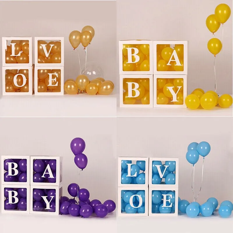 Confetti Balloon Set - Caja de Globos con Letras para