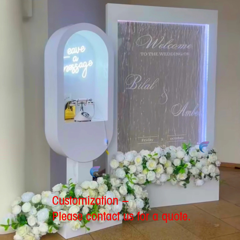 Wedding Fountain - Fuente de cascada de vidrio personalizada