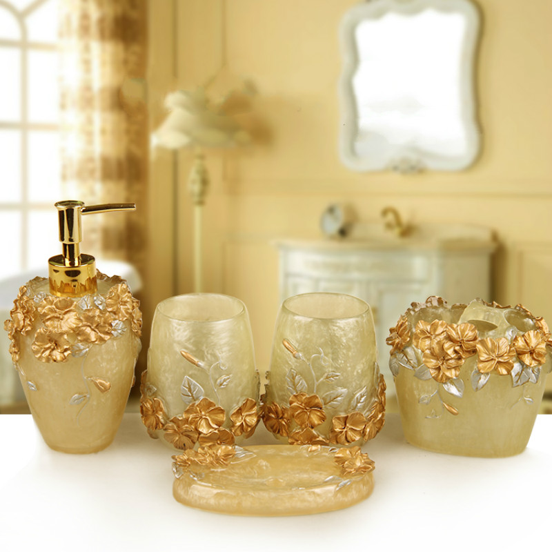 Wedding Bathroom Supply Kit - Kit de baño de resina en