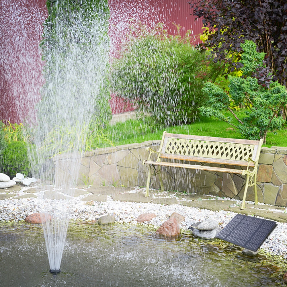 Fuente solar con 6 boquillas,  - Wedding Fountain reseña y precio