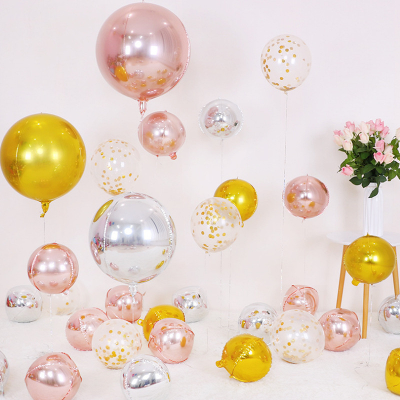 5 Globos Redondos de Papel Met - Wedding Decor Supply Store reseña y precio