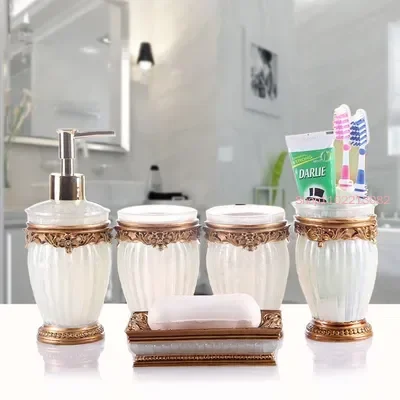 Accesorios de baño, juego de c - Wedding Bathroom Supply Kit reseña y precio