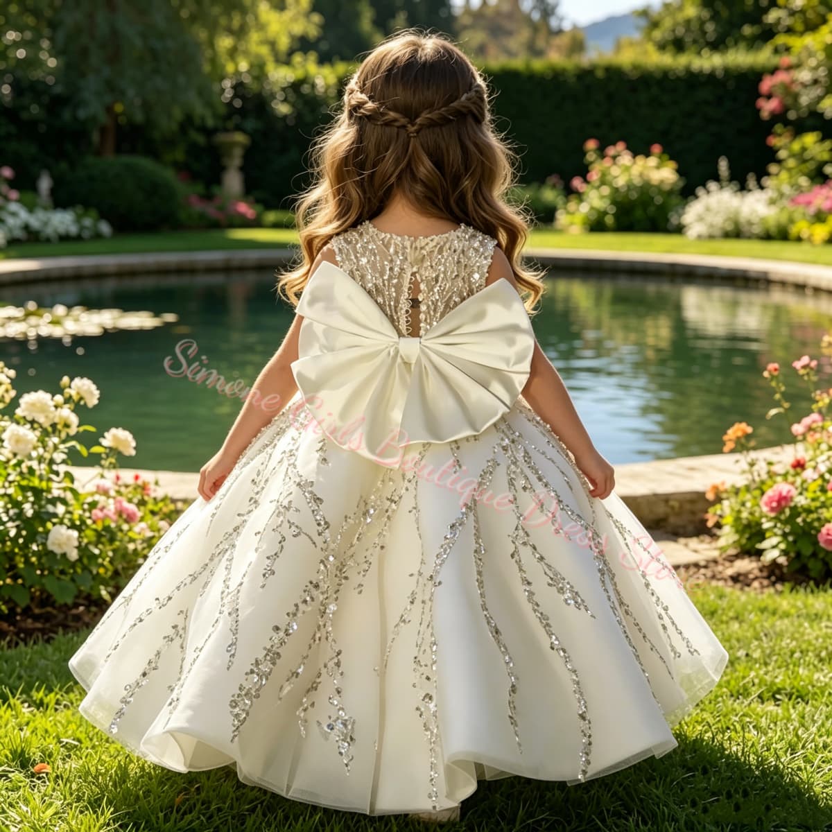 Vestido de niña de las flores  - Bridal Sash Ribbon reseña y precio