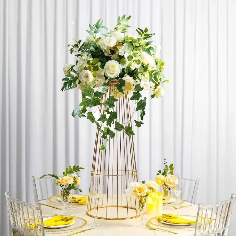 Floreros de metal con forma de - Wedding Decor Supply Store reseña y precio