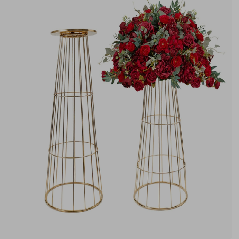 Floreros de metal con forma de - Wedding Decor Supply Store reseña y precio