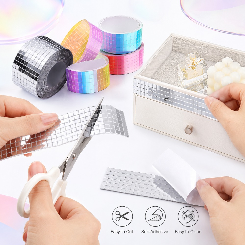 Mini Espejos Cuadrados de Mosa - Wedding Bathroom Supply Kit reseña y precio