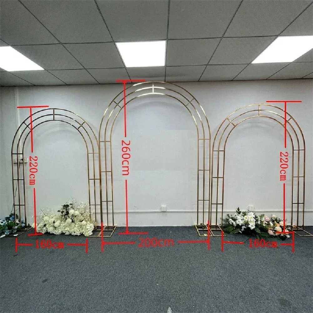 Soporte metálico dorado para a - Wedding Decor Supply Store reseña y precio