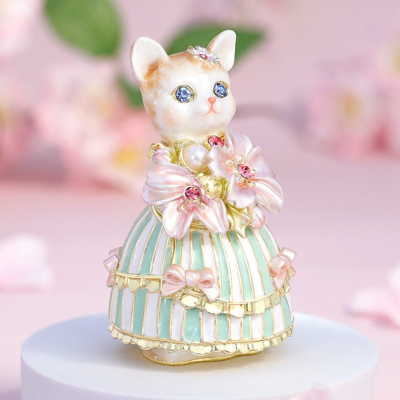 Caja de Joyería Esmaltada con  - Wedding Lulu reseña y precio