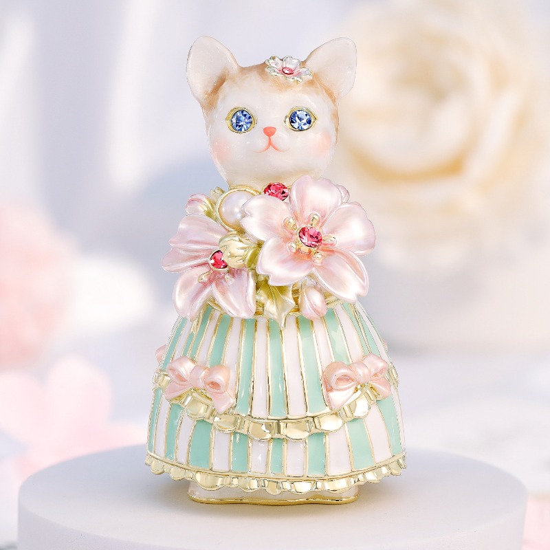 Caja de Joyería Esmaltada con  - Wedding Lulu reseña y precio